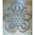 Forged wrought iron rosette and panels